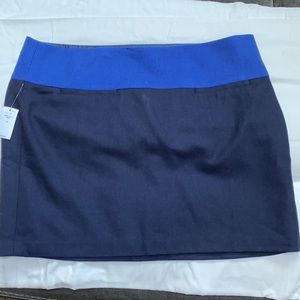 NWT Gap Women’s Wool skirt - lined- blue size 16